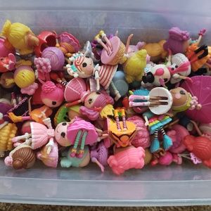 Lot of Lalaloopsy toys